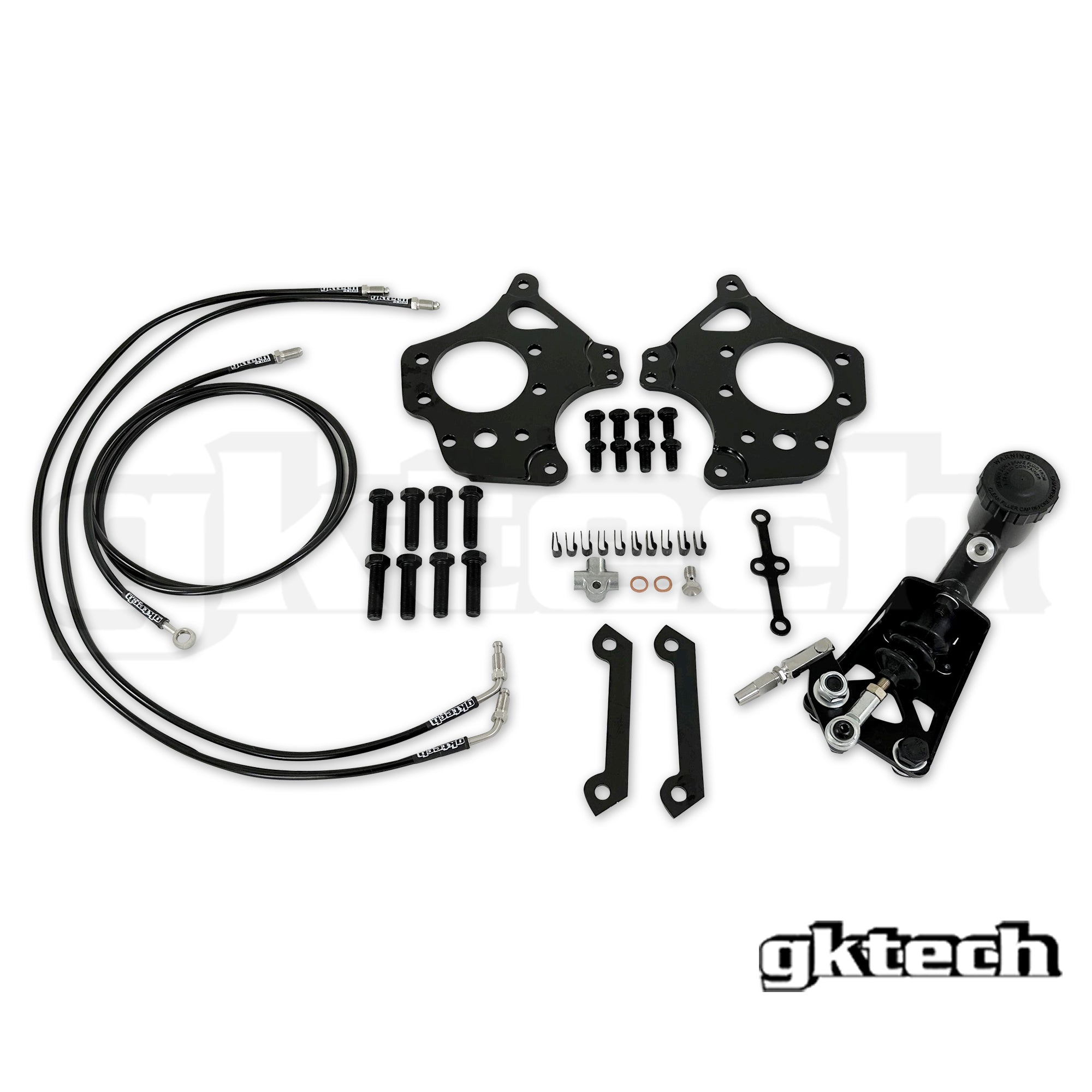 2 ポット日産デュアル キャリパー隠し油圧ハンドブレーキ セットアップ - (10% コンボ割引)